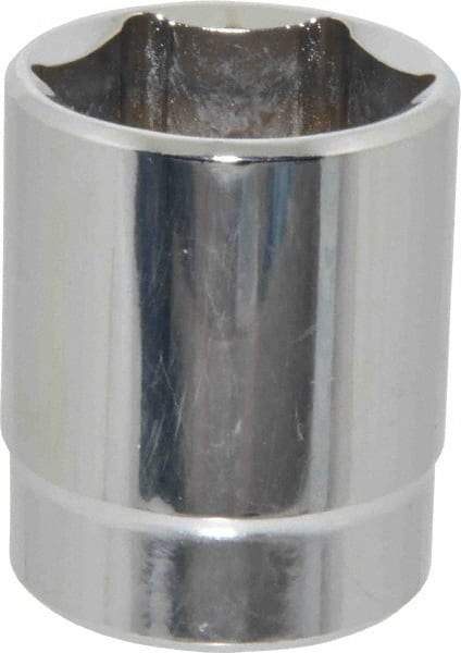 Blackhawk by Proto - 1", 1/2" Drive, Standard Hand Socket - 6 Points, 1-5/8" OAL, Chrome Finish - Eagle Tool & Supply