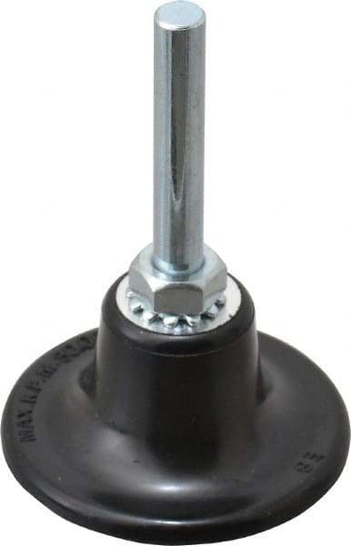 Value Collection - 2" Diam Quick-Change Type S Disc Backing Pad - 1/4" Shank Diam, 25,000 RPM - Eagle Tool & Supply