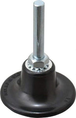 Value Collection - 2" Diam Quick-Change Type S Disc Backing Pad - 1/4" Shank Diam, 25,000 RPM - Eagle Tool & Supply