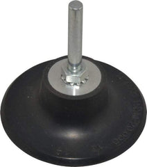 Value Collection - 3" Diam Quick-Change Type R Disc Backing Pad - 1/4" Shank Diam, 20,000 RPM - Eagle Tool & Supply