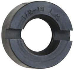Sopko - 7/8" Diam Grinding Wheel Spindle Slotted Nut - 1/2-13 Thread Size, Left Handed, 5/16" Thick - Eagle Tool & Supply