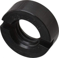 Sopko - 7/8" Diam Grinding Wheel Spindle Slotted Nut - 1/2-13 Thread Size, Right Handed, 5/16" Thick - Eagle Tool & Supply