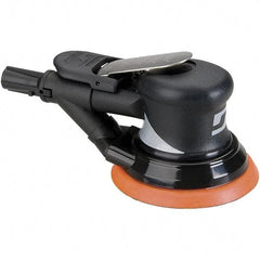 Dynabrade - 12,000 OPM, 18 CFM Air Consumption, Palm Air Orbital Sander - Round Pad, 1/4 NPT Inlet - Eagle Tool & Supply