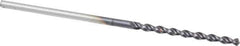 Accupro - 3/64" 130° Cobalt Jobber Drill - TiAlN Finish, Right Hand Cut, Parabolic Flute, Straight Shank, 1-1/2" OAL, Split Point - Eagle Tool & Supply