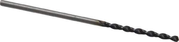 Accupro - #54 130° Cobalt Jobber Drill - TiAlN Finish, Right Hand Cut, Parabolic Flute, Straight Shank, 1-9/16" OAL, Split Point - Eagle Tool & Supply