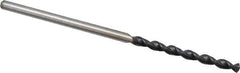 Accupro - #51 130° Cobalt Jobber Drill - TiAlN Finish, Right Hand Cut, Parabolic Flute, Straight Shank, 1-11/16" OAL, Split Point - Eagle Tool & Supply