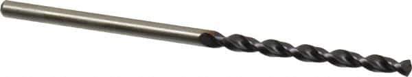 Accupro - 2.3mm 130° Cobalt Jobber Drill - TiAlN Finish, Right Hand Cut, Parabolic Flute, Straight Shank, 2-3/32" OAL, Split Point - Eagle Tool & Supply