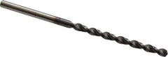 Accupro - 2.7mm 130° Cobalt Jobber Drill - TiAlN Finish, Right Hand Cut, Parabolic Flute, Straight Shank, 2-13/32" OAL, Split Point - Eagle Tool & Supply