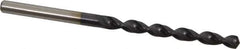 Accupro - 3/16" 130° Cobalt Jobber Drill - TiAlN Finish, Right Hand Cut, Parabolic Flute, Straight Shank, 3-3/8" OAL, Split Point - Eagle Tool & Supply