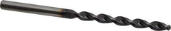 Accupro - #3 130° Cobalt Jobber Drill - TiAlN Finish, Right Hand Cut, Parabolic Flute, Straight Shank, 3-21/32" OAL, Split Point - Eagle Tool & Supply