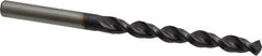 Accupro - 9/32" 130° Cobalt Jobber Drill - TiAlN Finish, Right Hand Cut, Parabolic Flute, Straight Shank, 109mm OAL, Split Point - Eagle Tool & Supply