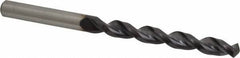 Accupro - Letter S 130° Cobalt Jobber Drill - TiAlN Finish, Right Hand Cut, Parabolic Flute, Straight Shank, 4-29/32" OAL, Split Point - Eagle Tool & Supply