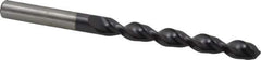 Accupro - Letter V 130° Cobalt Jobber Drill - TiAlN Finish, Right Hand Cut, Parabolic Flute, Straight Shank, 5-1/4" OAL, Split Point - Eagle Tool & Supply