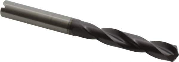 Guhring - 25/64" 140° Solid Carbide Jobber Drill - FIREX Finish, Right Hand Cut, Spiral Flute, Straight Shank, 103mm OAL, SU Point - Eagle Tool & Supply