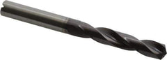 Guhring - 0.3937" 140° Solid Carbide Jobber Drill - FIREX Finish, Right Hand Cut, Spiral Flute, Straight Shank, 103mm OAL, SU Point - Eagle Tool & Supply