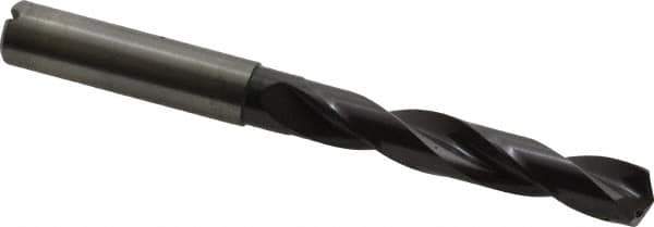 Guhring - 0.4331" 140° Solid Carbide Jobber Drill - FIREX Finish, Right Hand Cut, Spiral Flute, Straight Shank, 118mm OAL, SU Point - Eagle Tool & Supply