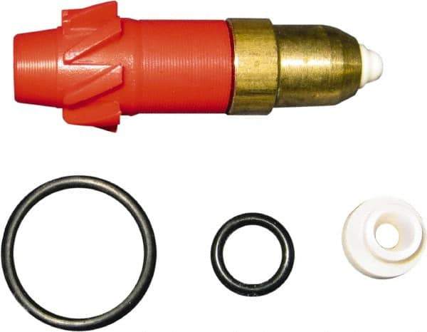 Kranzle - Rotating, Brass, Ceramic, Plastic & Rubber, Pressure Washer Nozzle Repair Kit - 1.14mm Orifice Diam, Red - Eagle Tool & Supply