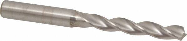 Kennametal - 8.5mm 130° Solid Carbide Jobber Drill - Bright Finish, Right Hand Cut, Spiral Flute, Straight Shank, 103mm OAL, Standard Point - Eagle Tool & Supply