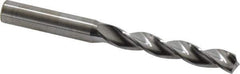Kennametal - 9mm 130° Solid Carbide Jobber Drill - Bright Finish, Right Hand Cut, Spiral Flute, Straight Shank, 103mm OAL, Standard Point - Eagle Tool & Supply