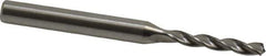 Kennametal - 3.7mm 130° Solid Carbide Jobber Drill - Bright Finish, Right Hand Cut, Spiral Flute, Straight Shank, 66mm OAL, Standard Point - Eagle Tool & Supply