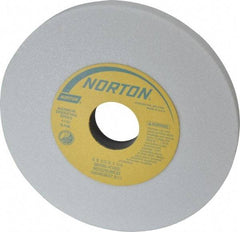 Norton - 6" Diam x 1-1/4" Hole x 1/2" Thick, K Hardness, 60 Grit Surface Grinding Wheel - Aluminum Oxide, Type 1, Medium Grade, 4,140 Max RPM, Vitrified Bond, No Recess - Eagle Tool & Supply