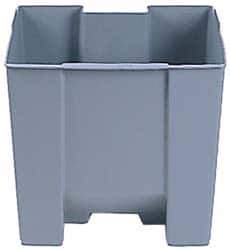 Rubbermaid - 7.125 Gal Rectangle Plastic Rigid Trash Can Liner - 14-3/8" Long x 11-3/4" Wide x 13-1/4" High, Compatible with Container Series 6143 - Eagle Tool & Supply