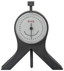 SPI - 9 Inch Long Blade, 360° Max Measurement, 1° Dial Graduation, Protractor - Accuracy Up to 3 Min - Eagle Tool & Supply