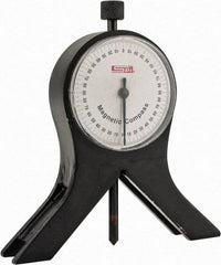 SPI - 360° Measuring Range, Magnetic Base Dial Protractor - Accuracy Up to 3 per min - Eagle Tool & Supply