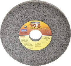 Norton - 7" Diam x 1-1/4" Hole x 1/2" Thick, F Hardness, 46 Grit Surface Grinding Wheel - Aluminum Oxide, Type 1, Coarse Grade, 3,600 Max RPM, Vitrified Bond, No Recess - Eagle Tool & Supply