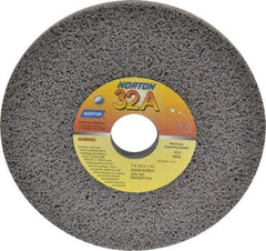 Norton - 7" Diam x 1-1/4" Hole x 1/2" Thick, G Hardness, 46 Grit Surface Grinding Wheel - Aluminum Oxide, Type 1, Coarse Grade, 3,600 Max RPM, Vitrified Bond, No Recess - Eagle Tool & Supply