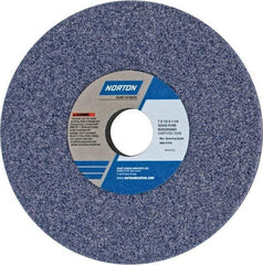 Norton - 7" Diam x 1-1/4" Hole x 1/2" Thick, H Hardness, 46 Grit Surface Grinding Wheel - Aluminum Oxide, Type 1, Coarse Grade, 3,600 Max RPM, Vitrified Bond, No Recess - Eagle Tool & Supply