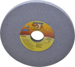 Norton - 7" Diam x 1-1/4" Hole x 1/2" Thick, J Hardness, 60 Grit Surface Grinding Wheel - Aluminum Oxide, Type 1, Medium Grade, 3,600 Max RPM, Vitrified Bond, No Recess - Eagle Tool & Supply