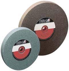 Camel Grinding Wheels - 100 Grit Silicon Carbide Bench & Pedestal Grinding Wheel - 10" Diam x 1-1/4" Hole x 1" Thick, 2483 Max RPM, I Hardness, Fine Grade , Vitrified Bond - Eagle Tool & Supply