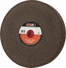 Camel Grinding Wheels - 60 Grit Aluminum Oxide Bench & Pedestal Grinding Wheel - 14" Diam x 1-1/2" Hole x 2" Thick, 1773 Max RPM, M Hardness, Medium Grade , Vitrified Bond - Eagle Tool & Supply