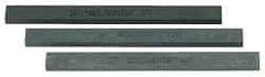 Made in USA - 240 Grit Silicon Carbide Rectangular Polishing Stone - Very Fine Grade, 1/2" Wide x 6" Long x 1/4" Thick - Eagle Tool & Supply