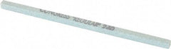 Made in USA - 240 Grit Silicon Carbide Square Polishing Stone - Very Fine Grade, 5/32" Wide x 4" Long x 5/32" Thick - Eagle Tool & Supply