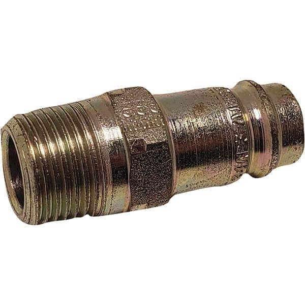 Dynabrade - Male NPT Pneumatic Hose Plug - Steel, 3/8" Body Diam - Eagle Tool & Supply