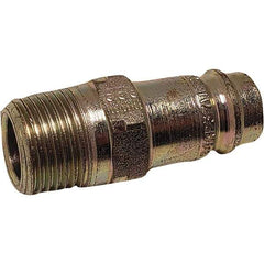 Dynabrade - Male NPT Pneumatic Hose Plug - Steel, 3/8" Body Diam - Eagle Tool & Supply