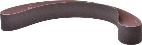 Norton - 2" Wide x 48" OAL, 80 Grit, Aluminum Oxide Abrasive Belt - Aluminum Oxide, Medium, Coated, X Weighted Cloth Backing, Series R228 - Eagle Tool & Supply