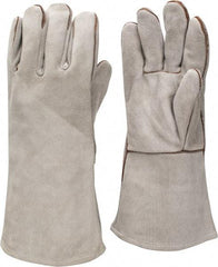 MCR Safety - Size XL Cowhide Welding Glove - 13" OAL, Gauntlet Cuff - Eagle Tool & Supply