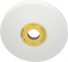 Norton - 7" Diam x 1-1/4" Hole x 3/4" Thick, I Hardness, 60 Grit Surface Grinding Wheel - Aluminum Oxide, Type 5, Medium Grade, 3,600 Max RPM, Vitrified Bond, One-Side Recess - Eagle Tool & Supply