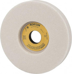 Norton - 7" Diam x 1-1/4" Hole x 1" Thick, I Hardness, 46 Grit Surface Grinding Wheel - Aluminum Oxide, Type 5, Coarse Grade, 3,600 Max RPM, Vitrified Bond, One-Side Recess - Eagle Tool & Supply