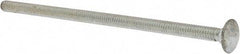 Value Collection - 1/4-20 UNC 5-1/2" Length Under Head, Standard Square Neck, Carriage Bolt - Grade 5 Steel, Zinc-Plated Finish - Eagle Tool & Supply