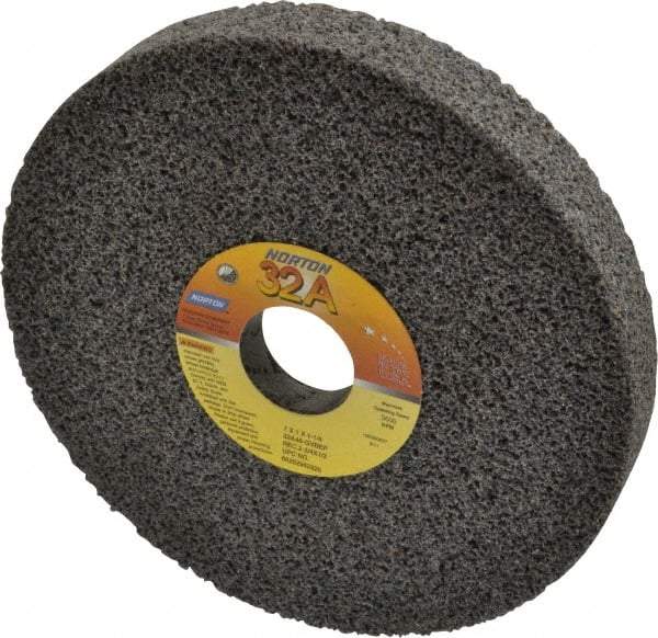 Norton - 7" Diam x 1-1/4" Hole x 1" Thick, G Hardness, 46 Grit Surface Grinding Wheel - Aluminum Oxide, Type 5, Coarse Grade, 3,600 Max RPM, Vitrified Bond, One-Side Recess - Eagle Tool & Supply