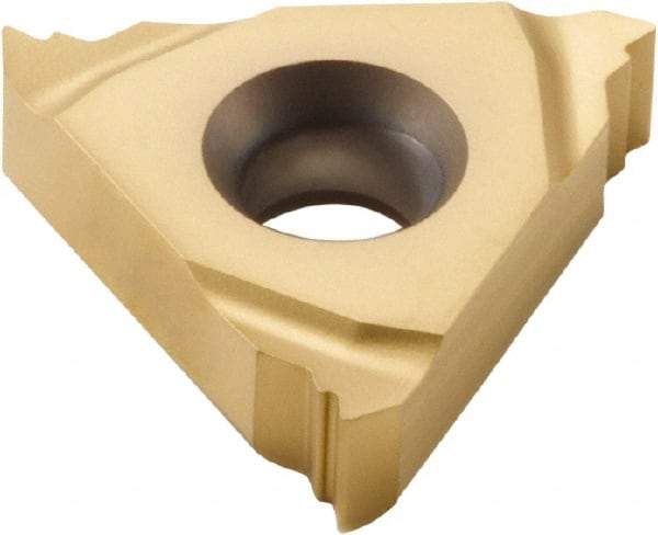 Seco - 22ER External Right Hand 6 UN Laydown Threading Insert - Grade CP500, TiAlN/TiN Coated Carbide, 12.7mm Inscribed Circle - Eagle Tool & Supply