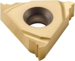 Seco - 22ER External Right Hand 6 UN Laydown Threading Insert - Grade CP500, TiAlN/TiN Coated Carbide, 12.7mm Inscribed Circle - Eagle Tool & Supply
