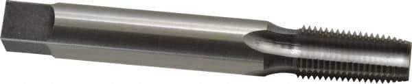 Reiff & Nestor - 1/4-18 NPT, 4 Flute, Bright Finish, High Speed Steel, Extension Pipe Tap - 4" OAL, 9/16" Shank Diam, 0.421" Square Size, 7/16" Square Length, Series 126G - Eagle Tool & Supply