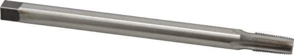 Reiff & Nestor - 1/8-27 NPT, 4 Flute, Bright Finish, High Speed Steel, Extension Pipe Tap - 6" OAL, 7/16" Shank Diam, 0.328" Square Size, 3/8" Square Length, Series 126G - Eagle Tool & Supply