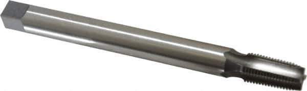 Reiff & Nestor - 1/4-18 NPT, 4 Flute, Bright Finish, High Speed Steel, Extension Pipe Tap - 6" OAL, 9/16" Shank Diam, 0.421" Square Size, 7/16" Square Length, Series 126G - Eagle Tool & Supply