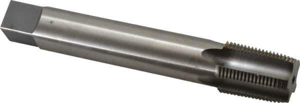Reiff & Nestor - 3/4-14 NPT, 5 Flute, Bright Finish, High Speed Steel, Extension Pipe Tap - 6" OAL, 29/32" Shank Diam, 0.679" Square Size, 11/16" Square Length, Series 126G - Eagle Tool & Supply